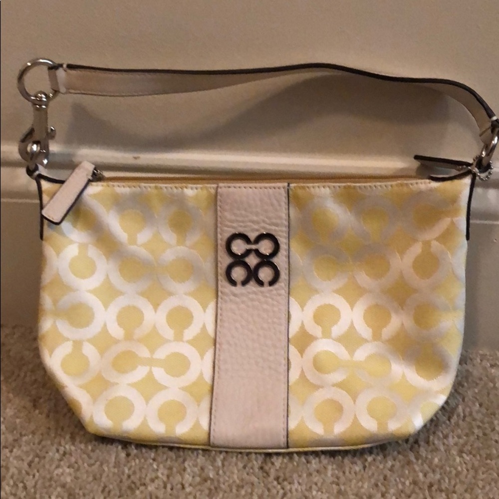 Small Coach Yellow Purse